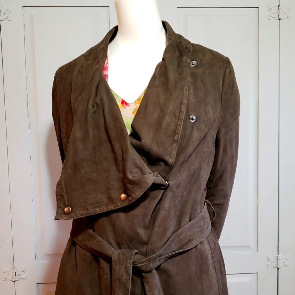 MUUBAA Suede Jacket MED - Picture 2 of 9